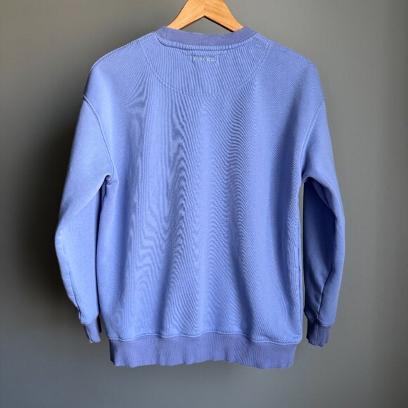 Anine Bing Tyler Sweatshirt Light Blue/White - Picture 15 of 17